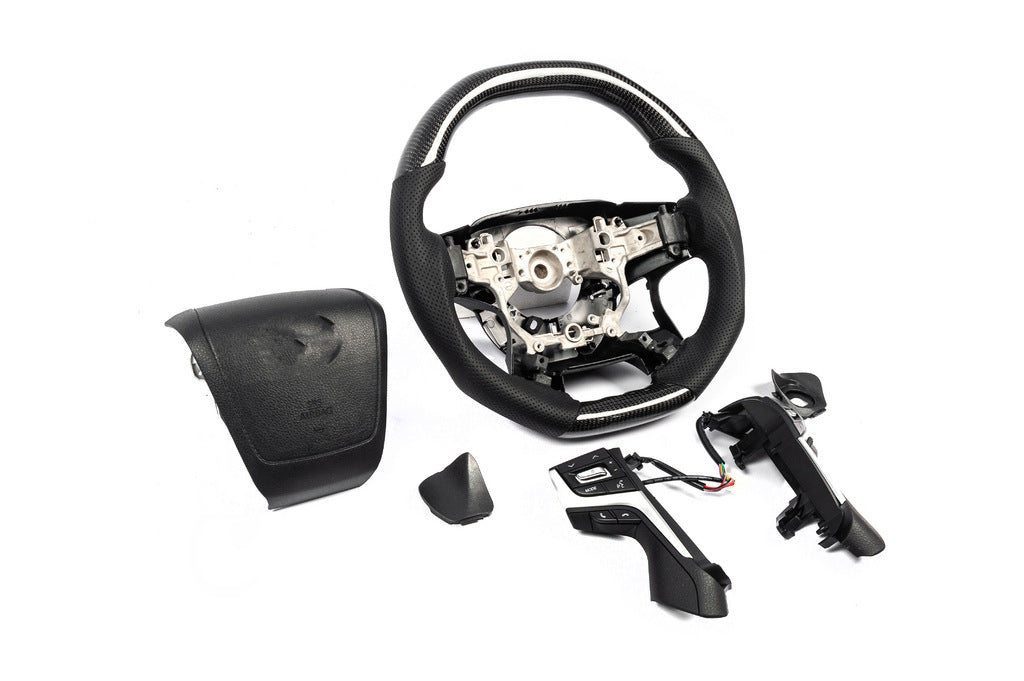 Steering wheel assembly (Carbon) for Toyota Land Cruiser Prado 150 2009-2023 - image 6