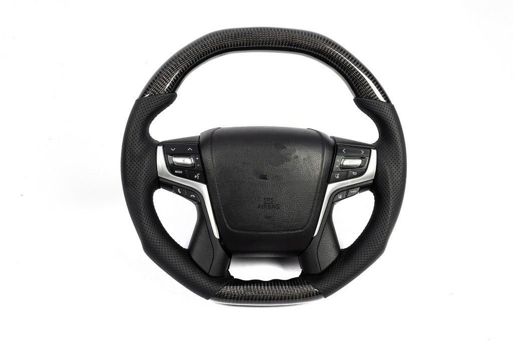 Steering wheel assembly (Carbon) for Toyota Land Cruiser Prado 150 2009-2023 - image 1
