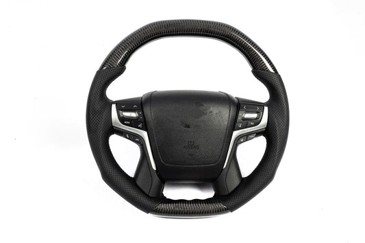 Steering wheel assembly (Carbon) for Toyota Land Cruiser 200 2007-2021 - image 1