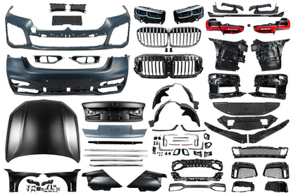 Facelift Kit to G12 M760 (with trunk lid and rear fender replacement) for BMW 7 Series F01/F02 2008-2015 - image 127