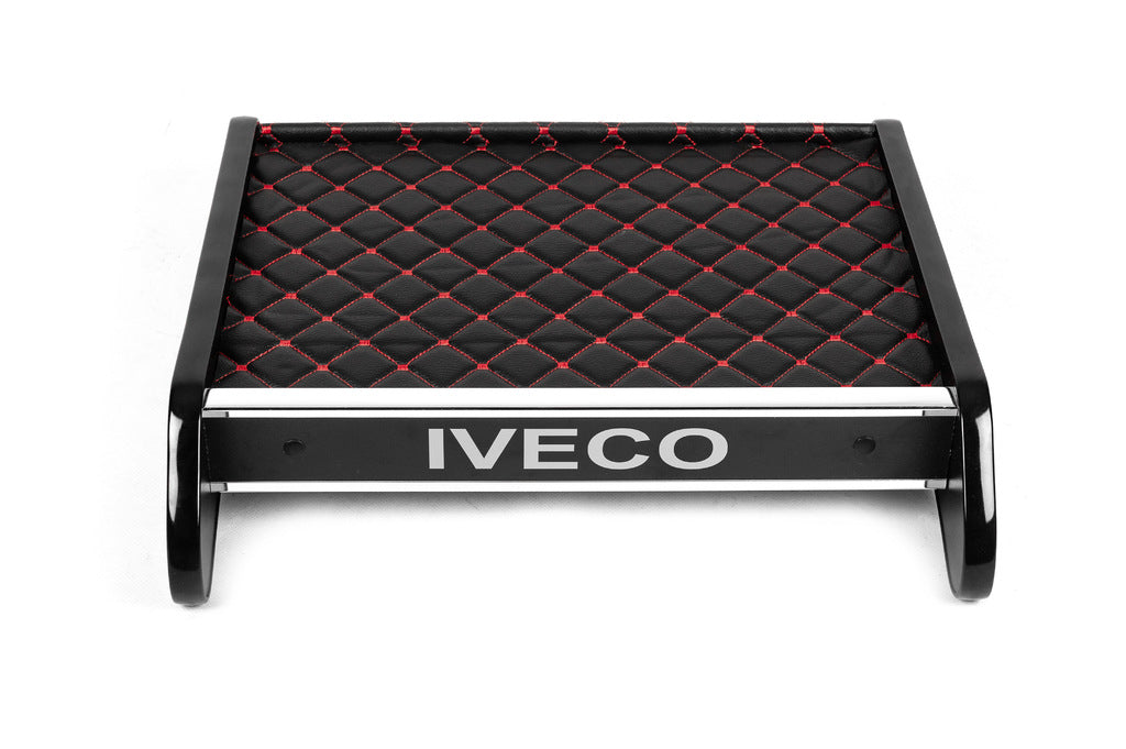 Dashboard Shelf (Black with Red Stitching) for Iveco Daily 2006-2014 - image 3