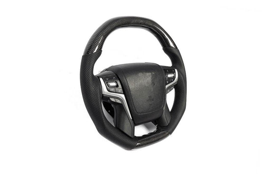 Steering wheel assembly (carbon) for Toyota Land Cruiser Prado 150 - Reelken Auto