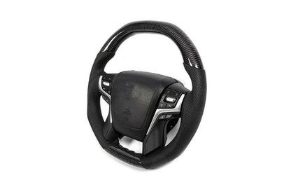 Steering wheel assembly (carbon) for Toyota Land Cruiser Prado 150 - Reelken Auto