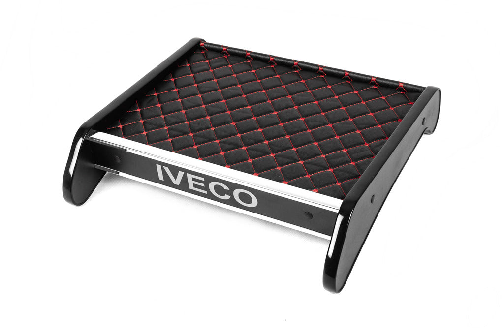 Dashboard Shelf (Black with Red Stitching) for Iveco Daily 2006-2014 - image 1