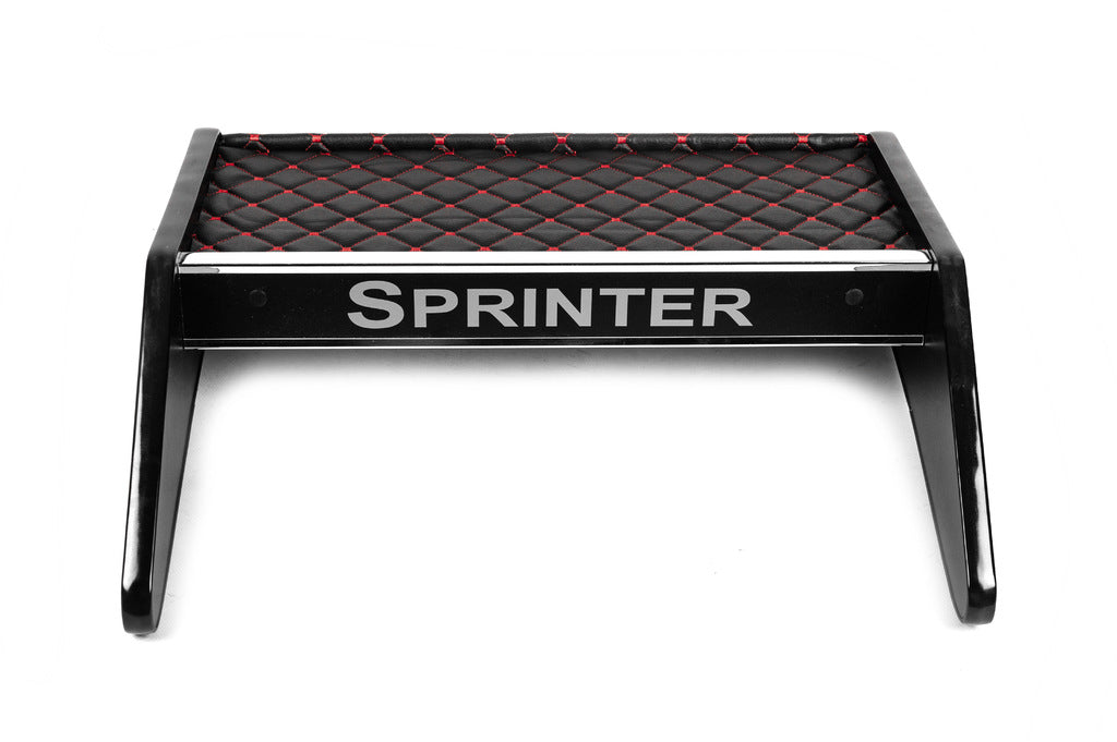 Dashboard Shelf (Black with Red Stitching) for Mercedes Sprinter W906 2006-2018 - image 3