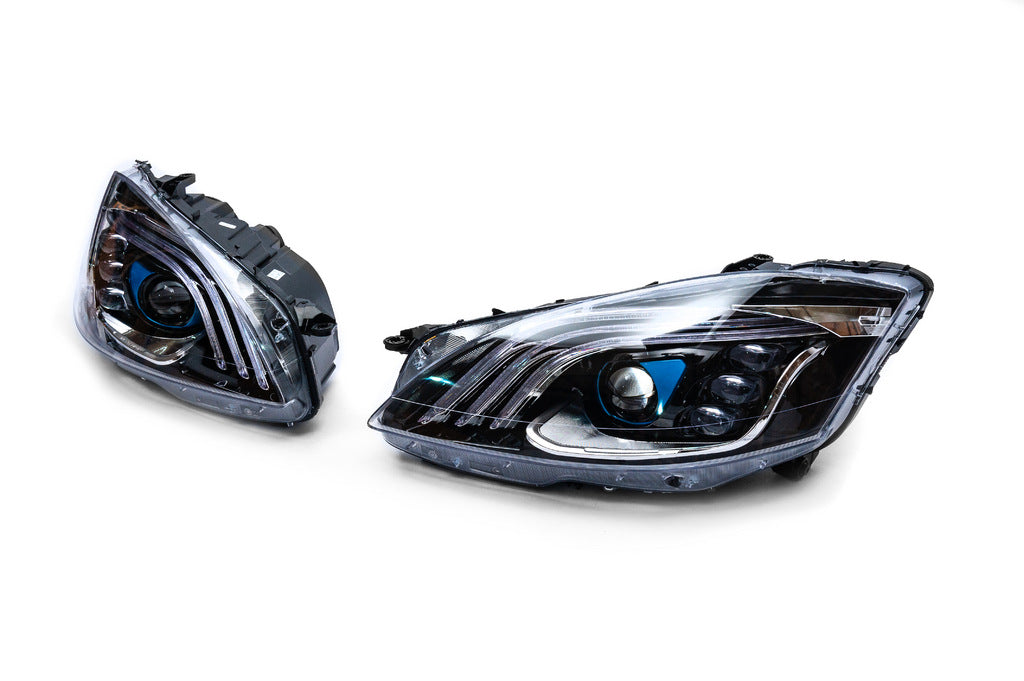 Facelift Headlights (Maybach X222 Design) for Mercedes S-сlass W221 2005-2013 - image 6