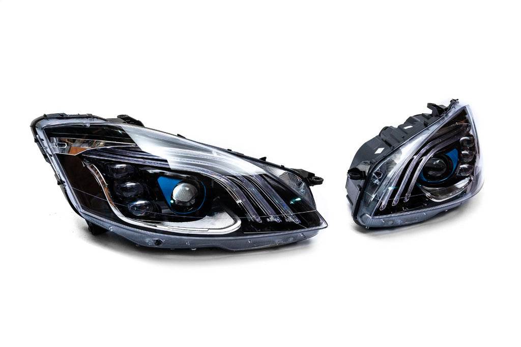 Headlight restyling (Maybach X222 design) for Mercedes S-class W221 - Reelken Auto