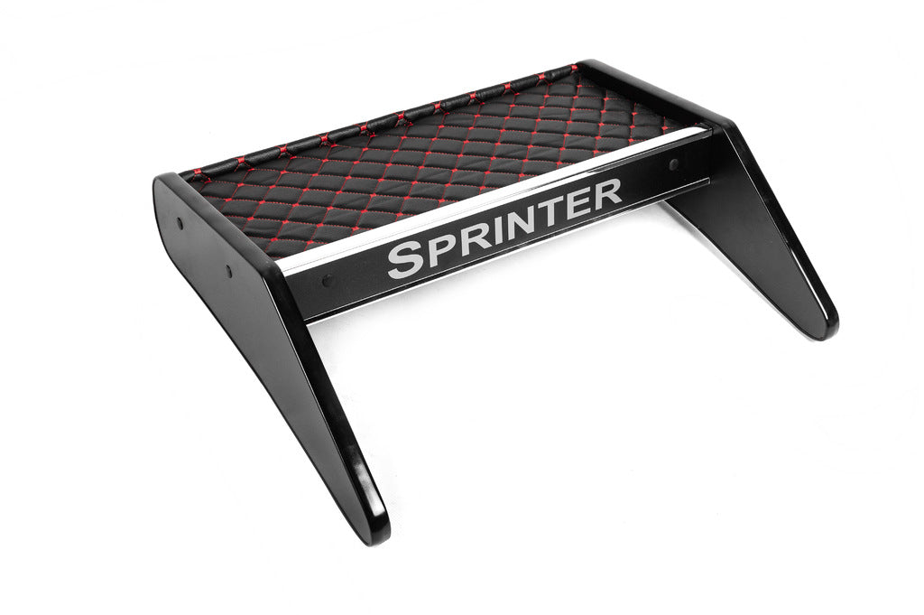 Dashboard Shelf (Black with Red Stitching) for Mercedes Sprinter W906 2006-2018 - image 2