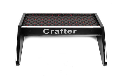 Dashboard Shelf (Black with Red Stitching) for Volkswagen Crafter 2006-2016 - image 3