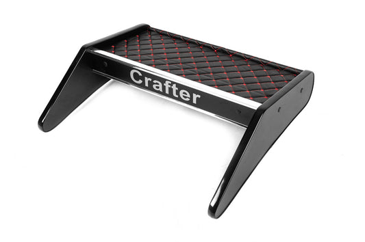 Dashboard Shelf (Black with Red Stitching) for Volkswagen Crafter 2006-2016 - image 1