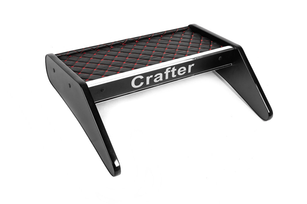 Dashboard Shelf (Black with Red Stitching) for Volkswagen Crafter 2006-2016 - image 2