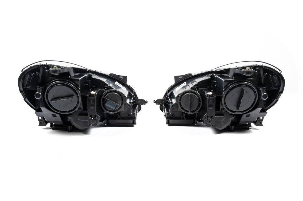 Front LED optics (2011-2015, 2 pcs) for Mercedes C-class W204 2007-2015 - Reelken Auto