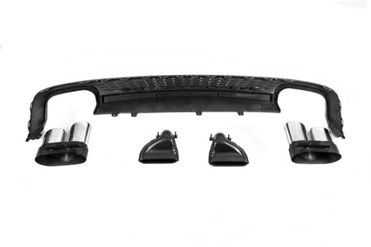 Rear Diffuser with Tips S-Style (for Base) for Audi A6 C8 2018- - image 5