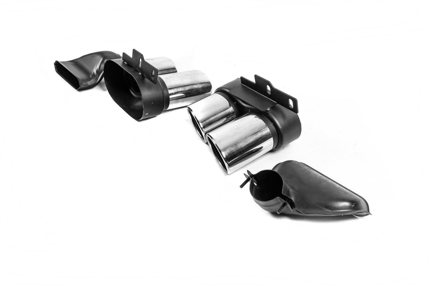 Rear diffuser with S-Style nozzles (for Base) for Audi A6 C8 2018- - image 8