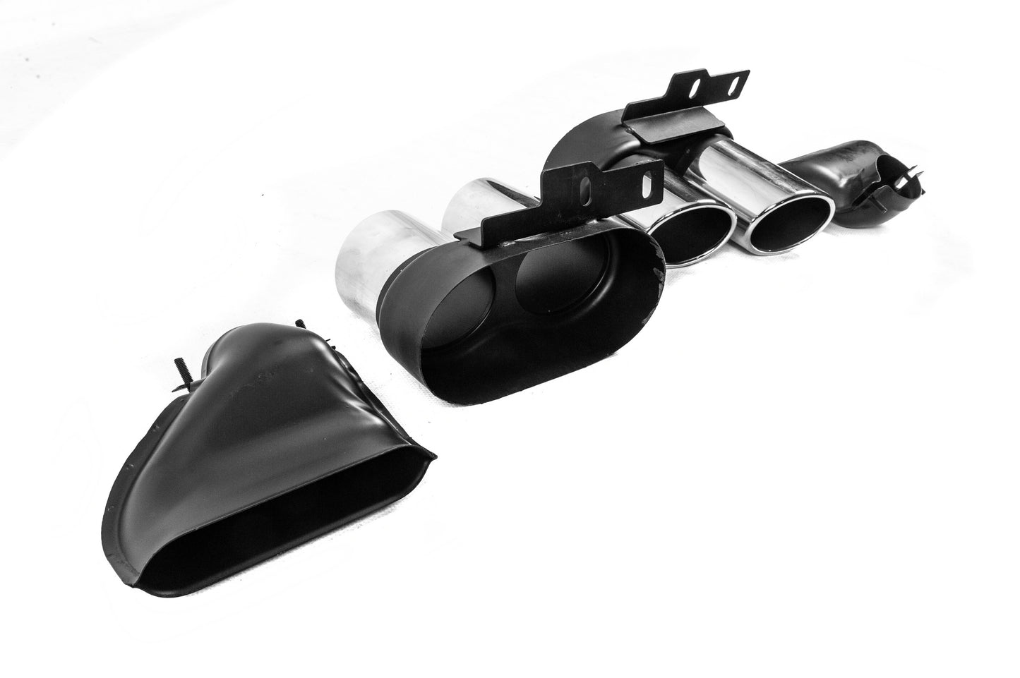 Rear diffuser with S-Style nozzles (for Base) for Audi A6 C8 2018- - image 9