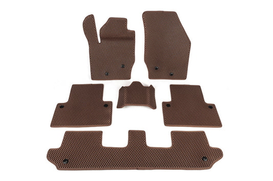EVA Floor Mats Brick Red for Volvo XC90 2002-2014 - image 1