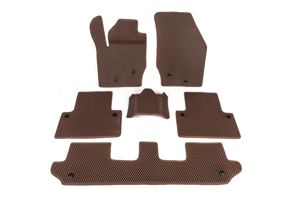 EVA Floor Mats Brick Red for Volvo XC90 2002-2014 - image 1