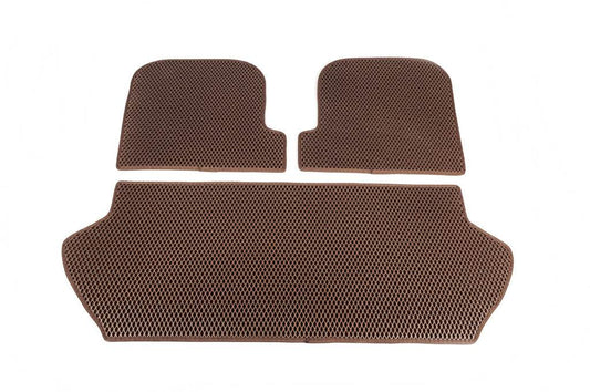 Trunk mat with 3 parts (EVA, brick) for Volvo XC90 2002-2014 - Reelken Auto