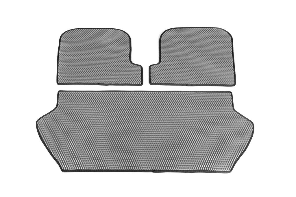 Trunk Mat 3-Piece (EVA, Gray) for Volvo XC90 2002-2014 - image 1