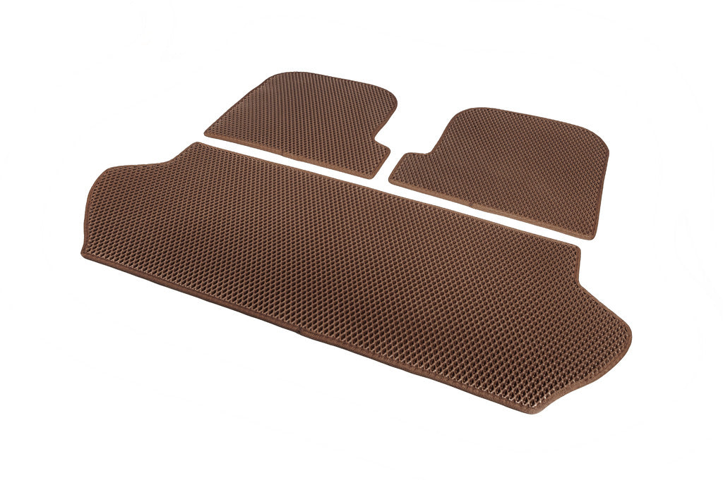 Trunk mat 3-piece (EVA, brick) for Volvo XC90 2002-2014 - image 3