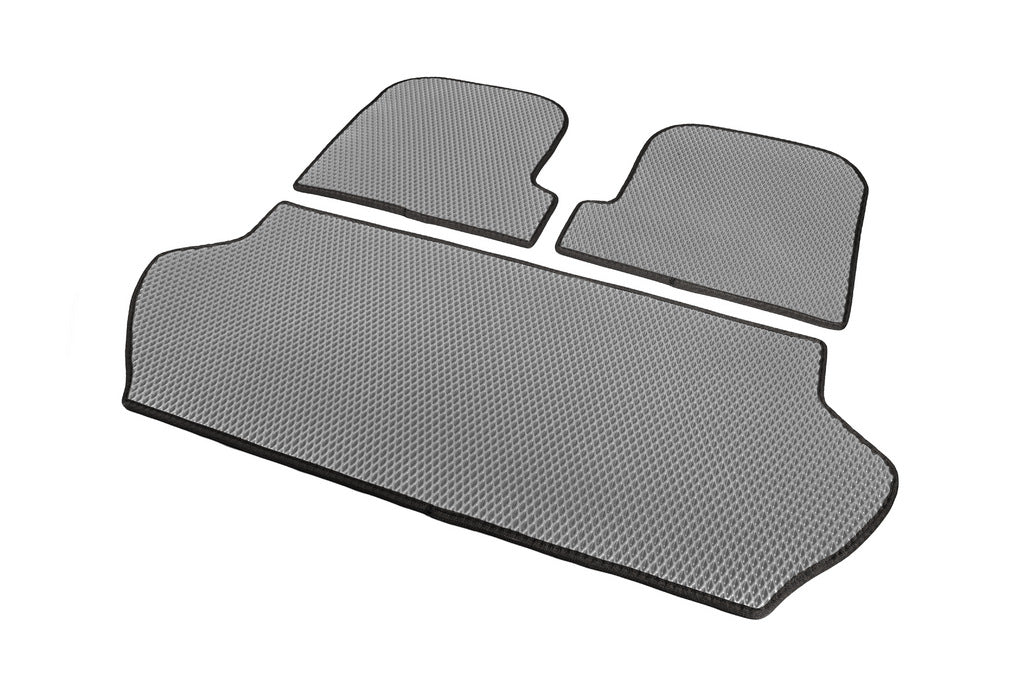 Trunk Mat 3-Piece (EVA, Gray) for Volvo XC90 2002-2014 - image 2