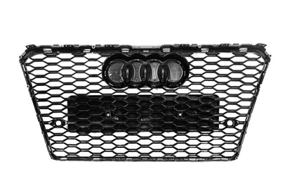 RS-Style front grille (2010-2014, black) for Audi A7 2010-2018 - image 4