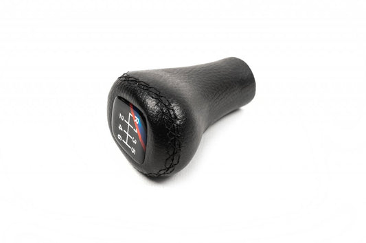 Gear Shift Knob V3-6 Speed (Leatherette, Black Smooth) for BMW 5 Series E-34 1988-1995 - image 2