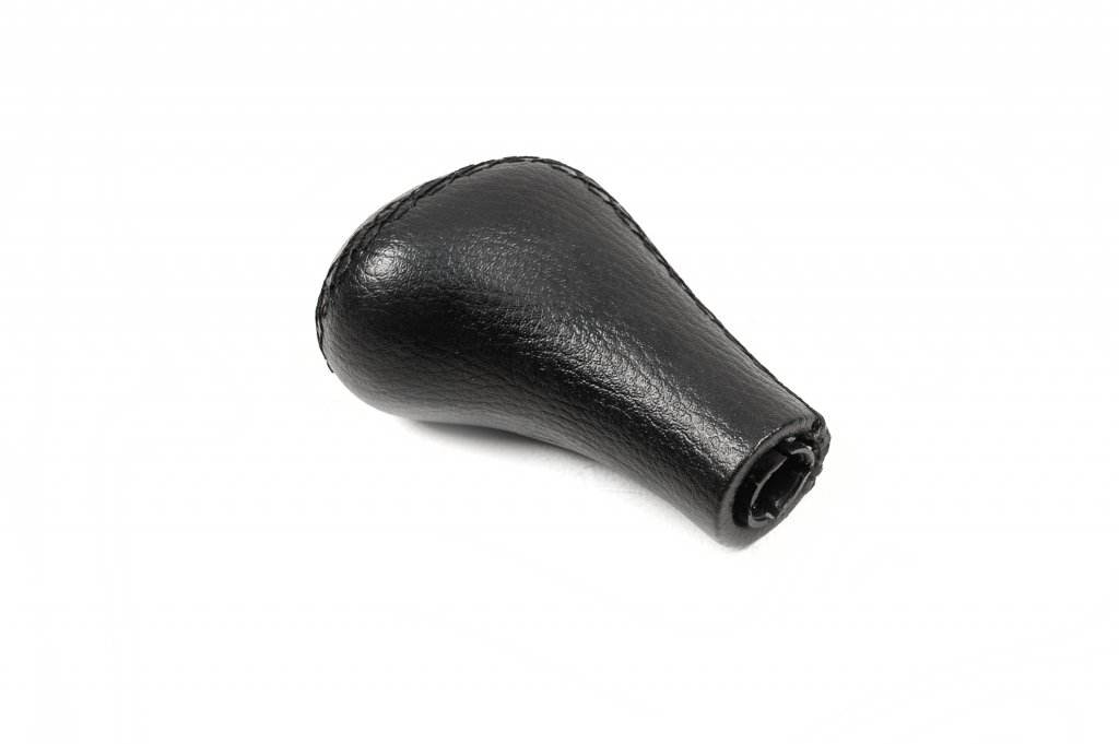 Gear knob V3-6st (leatherette, black smooth) for BMW 3 series E-30 1982-1994 - Reelken Auto