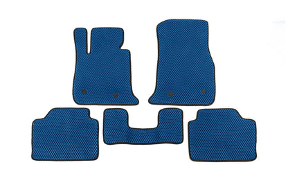 EVA Floor Mats V1 (Blue) for BMW 4 Series F-32 2012-2020 - image 1