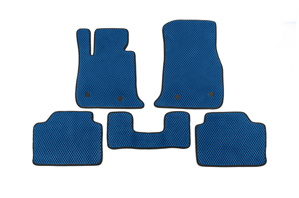 EVA Floor Mats V1 (Blue) for BMW 4 Series F32/F33/F36 2012-2020 - image 1
