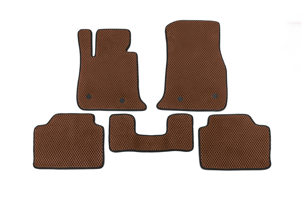 EVA Floor Mats V1 (Brown) for BMW 4 Series F32/F33/F36 2012-2020 - image 1