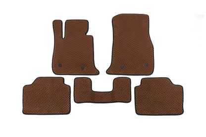 EVA Floor Mats V1 (Brown) for BMW 4 Series F-32 2012-2020 - image 1