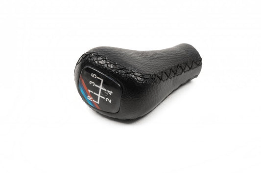 Gear Shift Knob V3-5 Speed (leatherette, black smooth) for BMW 5 Series E-34 1988-1995 - image 2