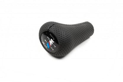 Gear knob V2-5st (leatherette, black smooth) for BMW 3 series E-30 1982-1994 - Reelken Auto