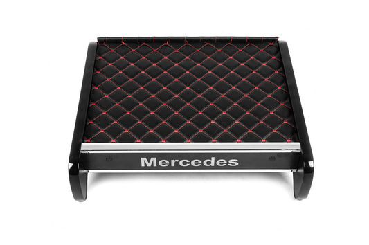 Dashboard Shelf (Black with Red Stitching) for Mercedes T1 (207-410) 1977-1995 - image 2