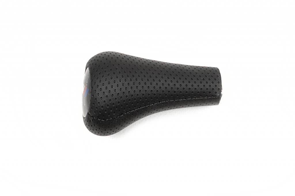 Gear knob V2-5st (leatherette, black smooth) for BMW 3 series E-36 1990-2000 - Reelken Auto