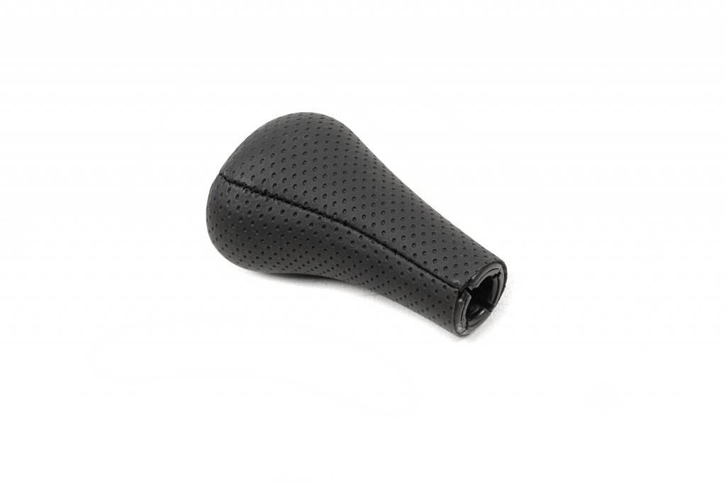 Gear knob V2-5st (leatherette, black smooth) for BMW 3 series E-30 1982-1994 - Reelken Auto