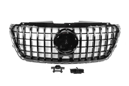 Front Grille Panamericana GT Panamericana Black Premium for Mercedes Sprinter W907/W910 2018- - image 2