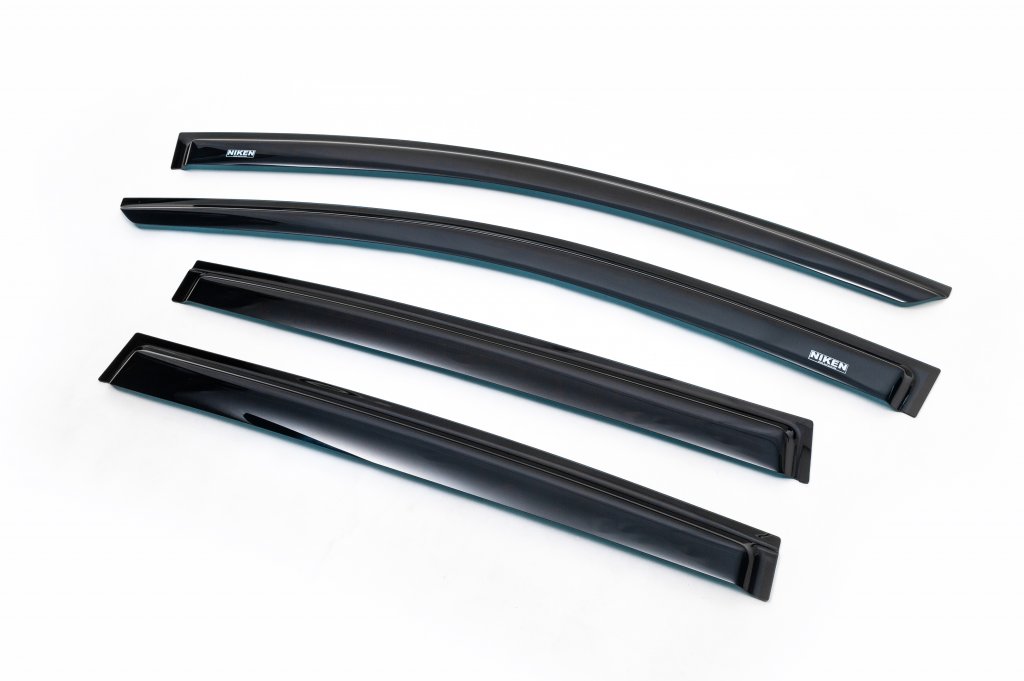 Window Deflectors (4 pcs, Niken) for Chevrolet Aveo T300 2011-2020 - image 1