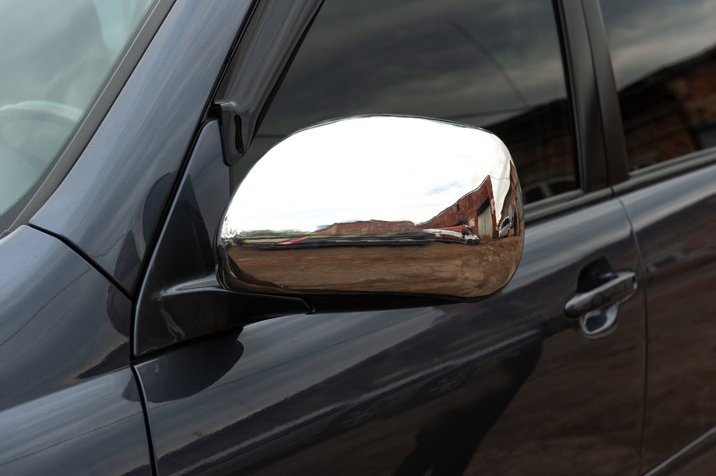 Mirror Covers (2 pcs, Stainless Steel) for Toyota Land Cruiser Prado 120 2002-2009 - image 5