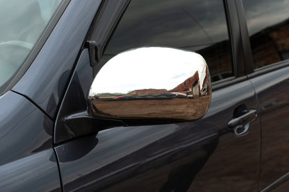 Mirror Covers (2 pcs, Stainless Steel) for Toyota Land Cruiser Prado 120 2002-2009 - image 5