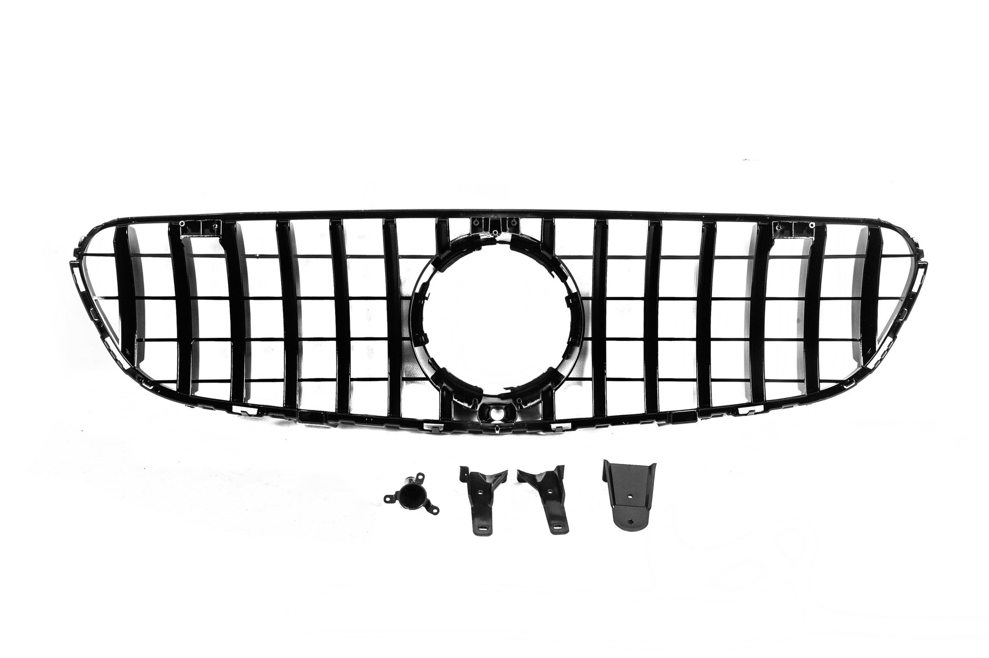 Front Grille GT Panamericana Black (2015-2019) for Mercedes GLC X253 2015-2022 - image 6