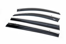 Window deflectors with chrome trim (4 pcs, Niken) for Kia Sportage 2010-2015 - image 2
