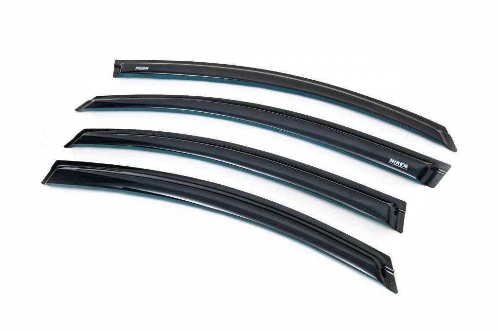 Deflectors (4-piece, Niken) for Mazda 6 2008-2012 - Reelken Auto