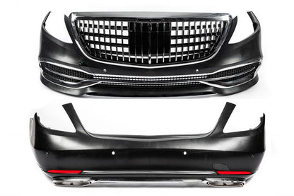 Body kit for Maybach (2018-2022, without lights) for Mercedes S-сlass W222 2013-2020 - image 5