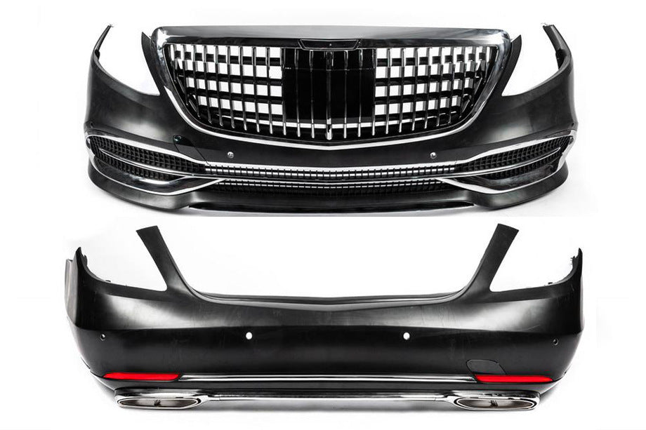 Body kit for Maybach (2018-2022, without lights) for Mercedes S-сlass W222 2013-2022 - image 6