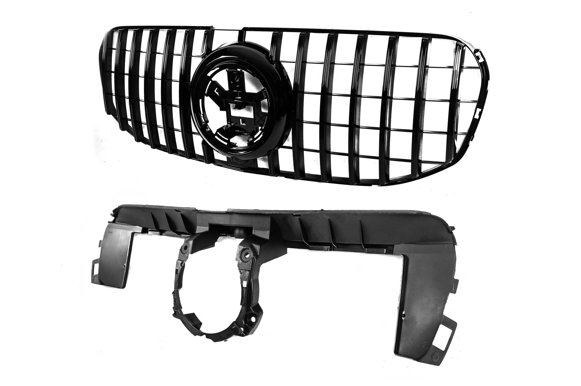 Front Grille 2019-2023 (GT Panamericana Black) for Mercedes GLS X167 2019- - image 6