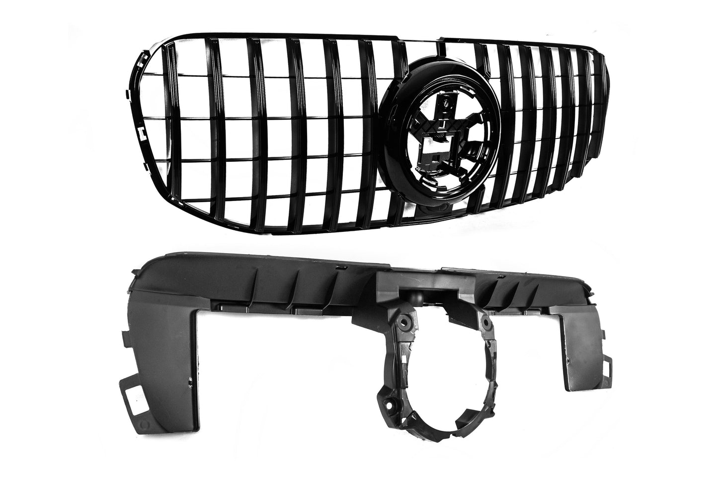Front Grille 2019-2023 (GT Panamericana Black) for Mercedes GLS X167 2019- - image 8