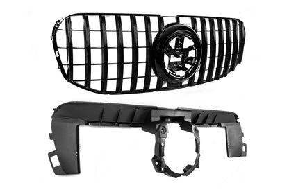 Front Grille 2019-2023 (GT Panamericana Black) for Mercedes GLS X167 2019- - image 8