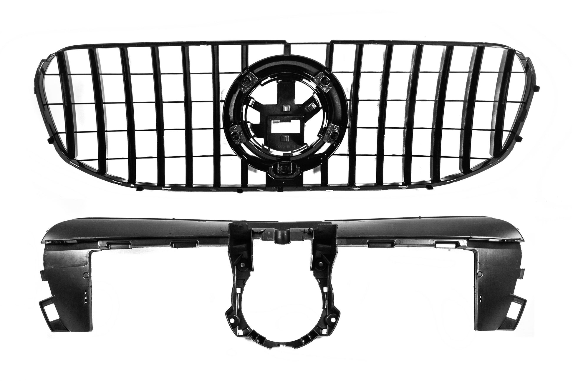 Front Grille 2019-2023 (GT Panamericana Black) for Mercedes GLS X167 2019- - image 9